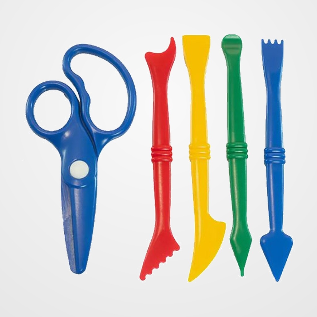 JUEGO MINILAND SET DE 5 ACCESORIOS PARA PASTA BLANDA 14cm