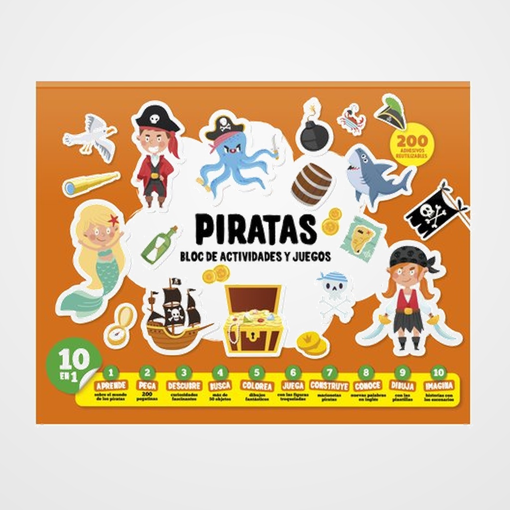 JUEGO IMAGILAND BLOC DE ACTIVIDADES Y JUEGOS PIRATAS