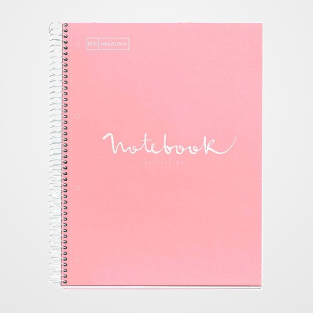 BLOC MIQUELRIUS EMOTIONS NOTEBOOK 1 micro.tapa EXTRA A4 80h 90g HORIZONTAL ROSA