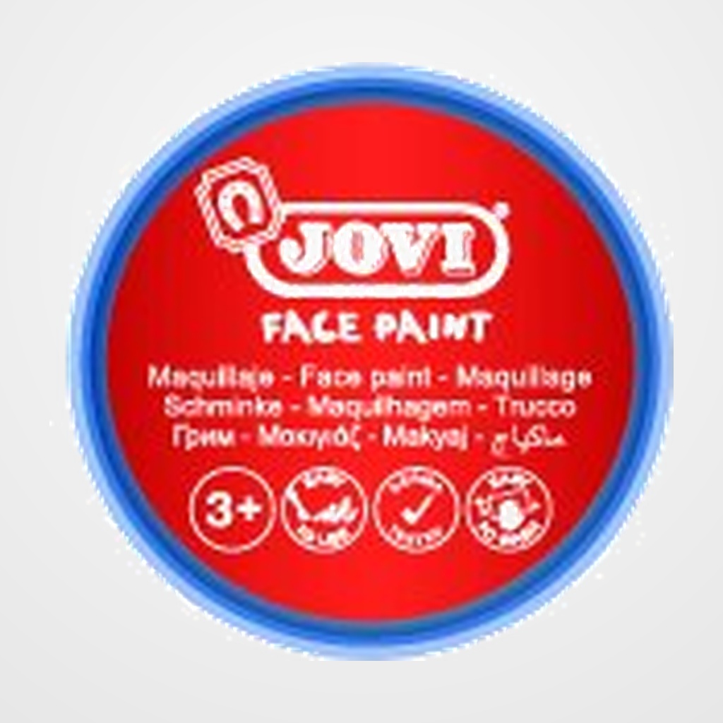MAQUILLAJE JOVI CREMA FACE PAINT BOTE de 8 ml CAJA de 6 ROJO