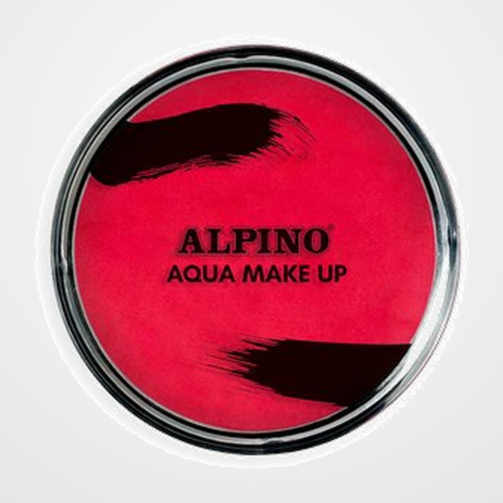 MAQUILLAJE ALPINO MAKE-UP POLVERA AQUA ROJO