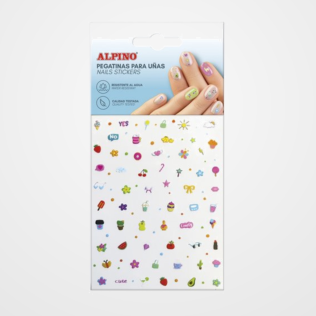 MAQUILLAJE ALPINO PEGATINAS PARA UÑAS AUTOADHESIVAS