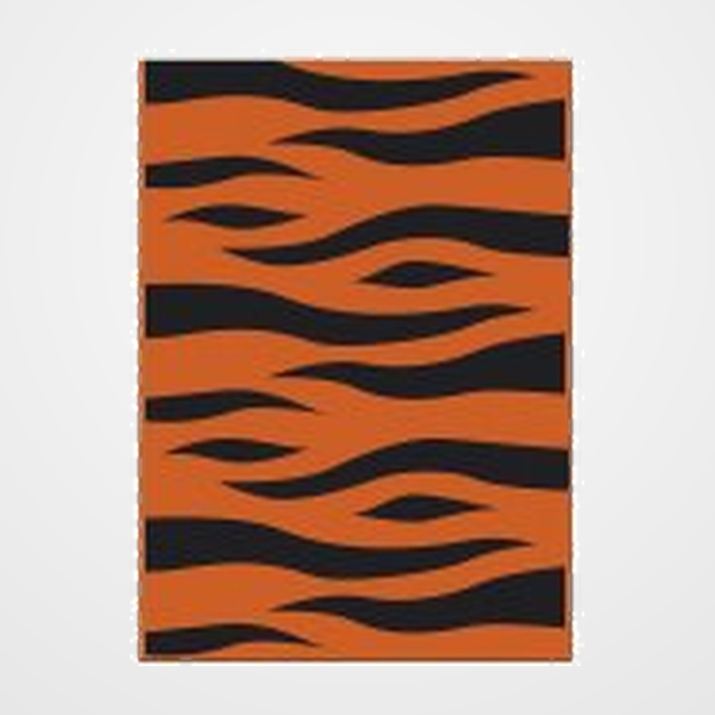 BOLSA DISFRAZ 56x70 cm. IMPRESA NARANJA/NEGRO