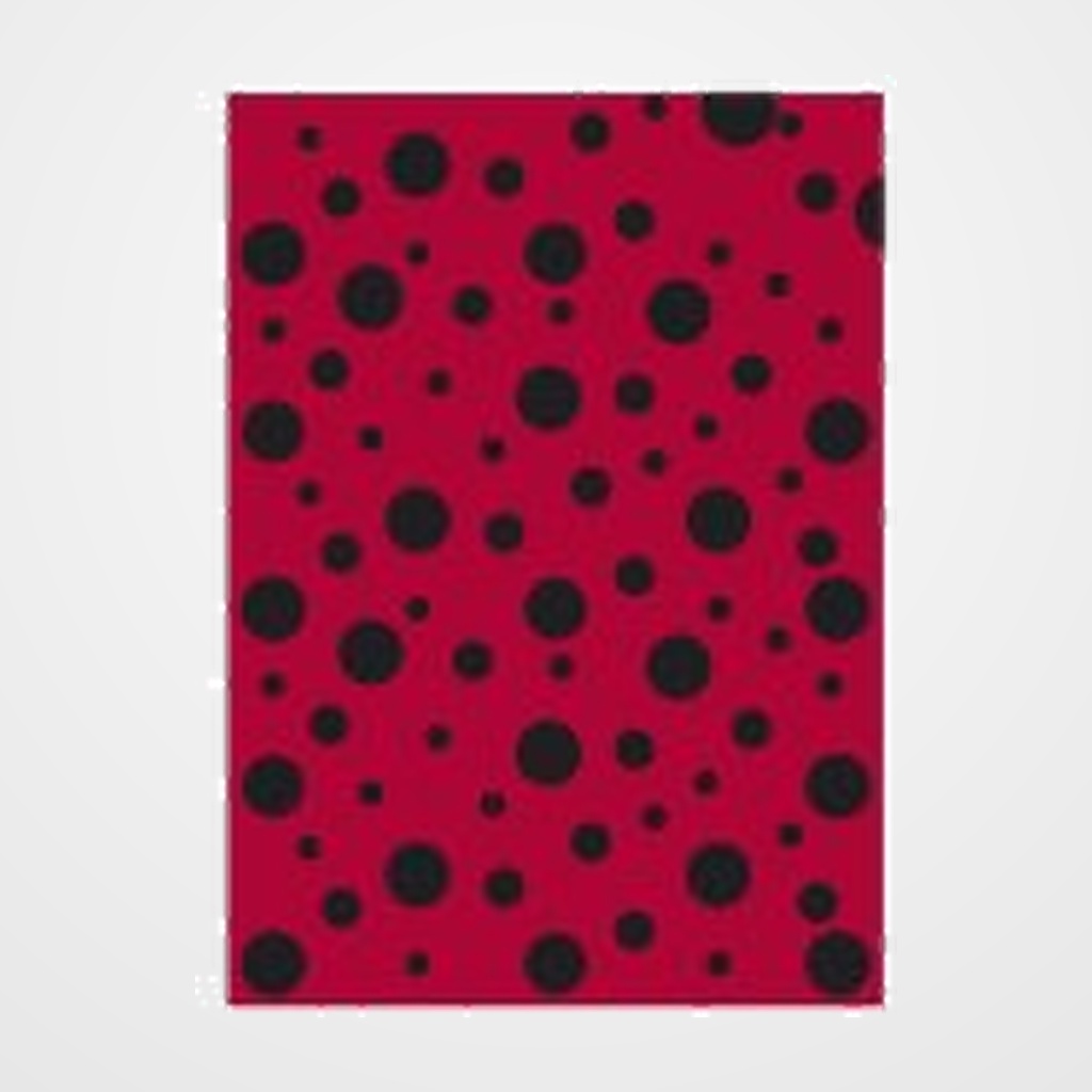 BOLSA DISFRAZ 56x70 cm. IMPRESA TOPOS NEGRO