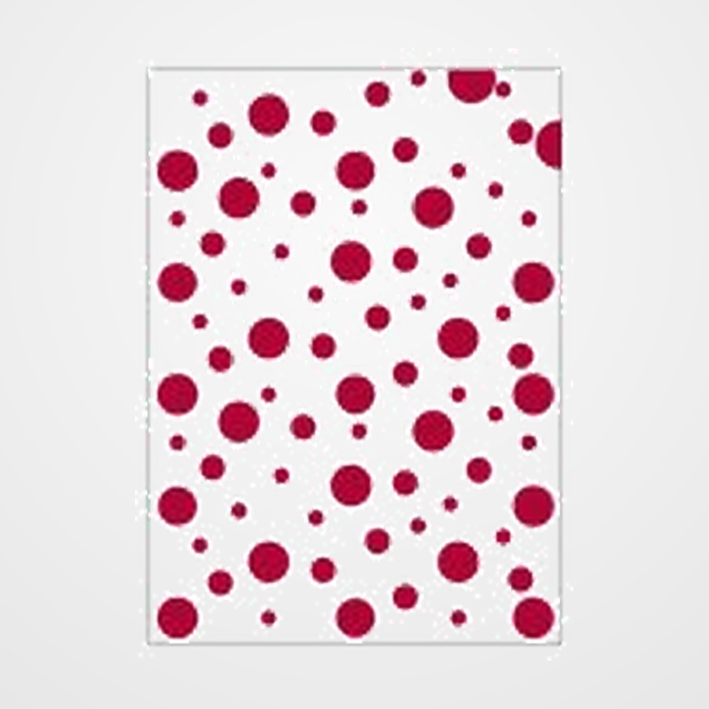 BOLSA DISFRAZ 56x70 cm. IMPRESA TOPOS ROJO