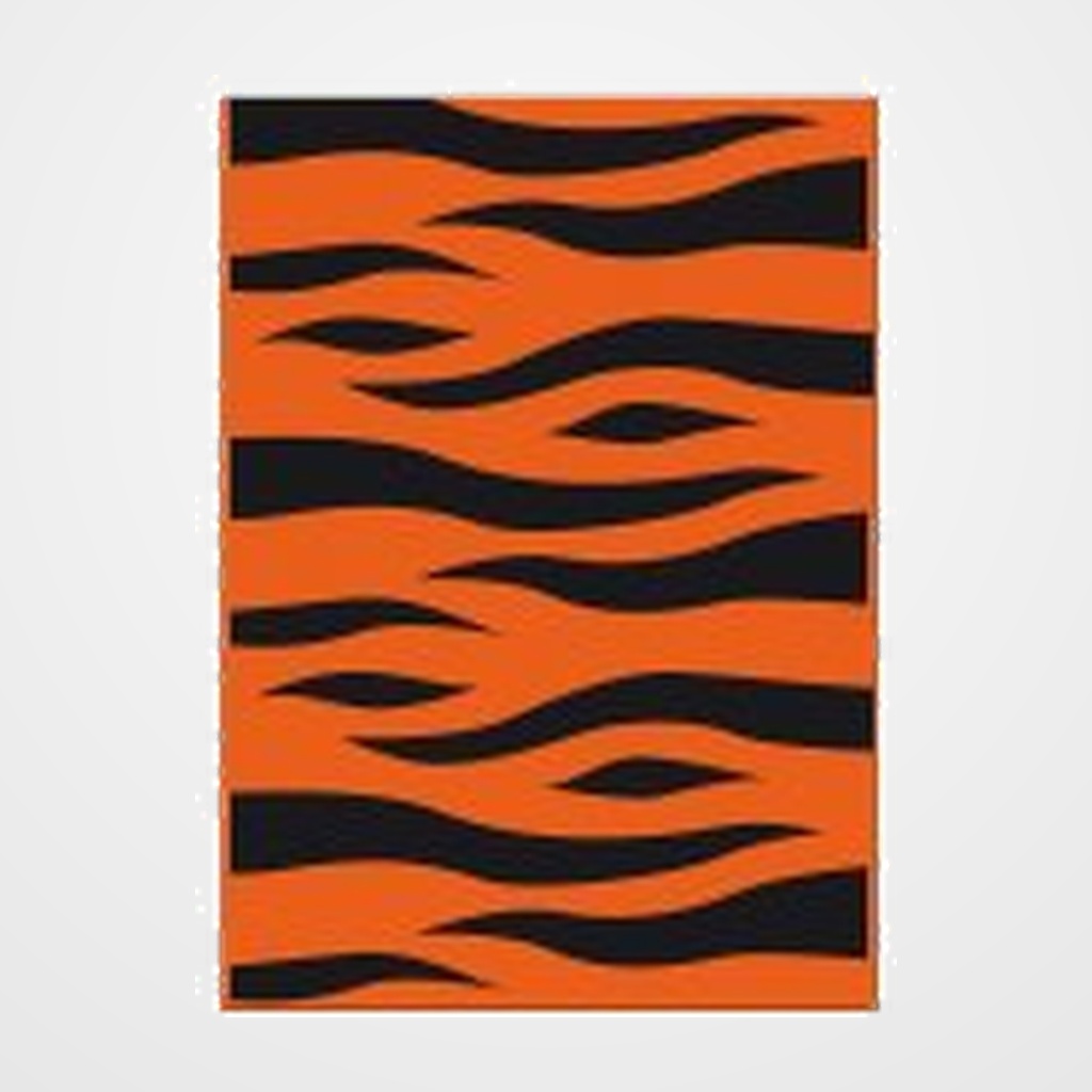 BOLSA DISFRAZ 65x90 cm. IMPRESA NARANJA/NEGRO