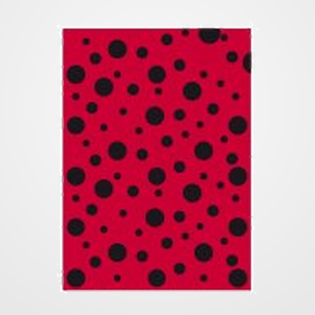 [12401096] BOLSA DISFRAZ 65x90 cm. IMPRESA TOPOS NEGRO