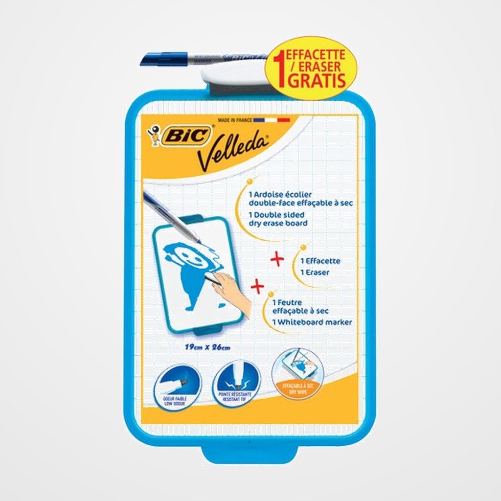 PIZARRA BLANCA VELLEDA 19x26 cm