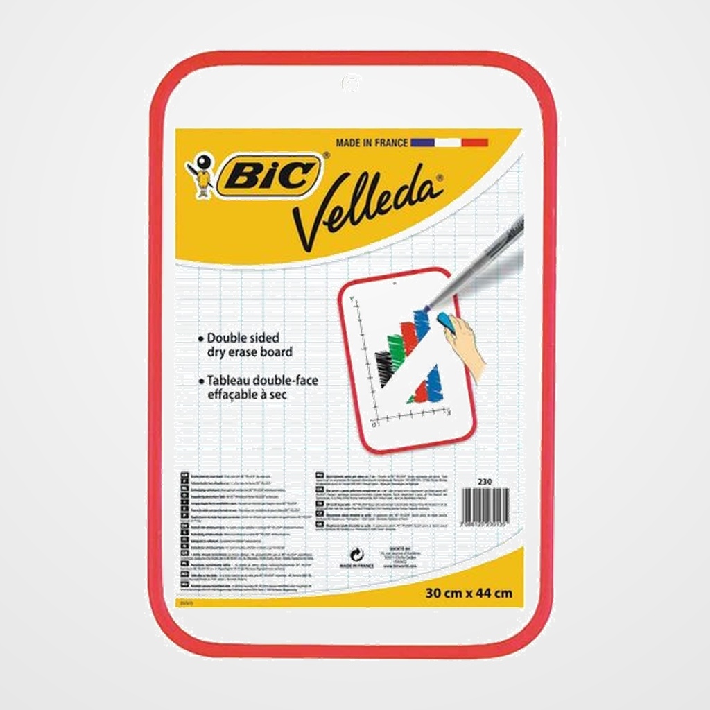 PIZARRA BLANCA VELLEDA 30x44 cm