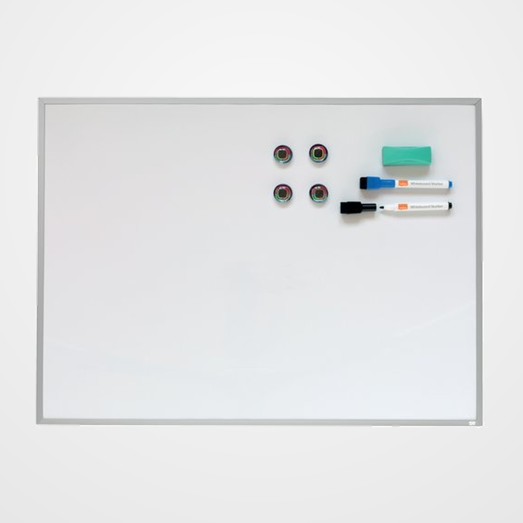 PIZARRA HOGAR MAGNETICA NOBO 58,5x43 cm BLANCA + ACCESORIOS