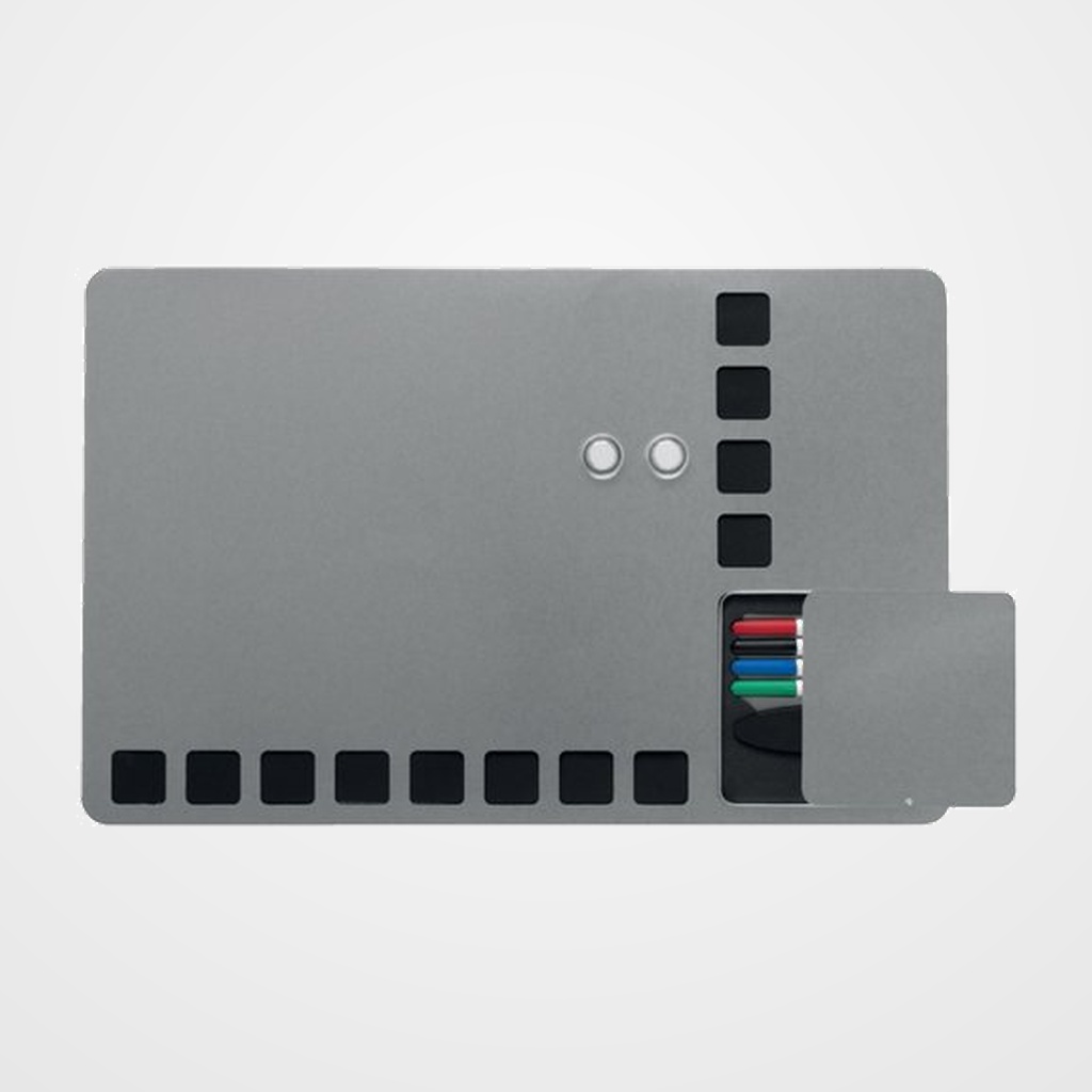 PIZARRA COMBO MAGNETICA NOBO 61x39 cm PLATA + ACCESORIOS