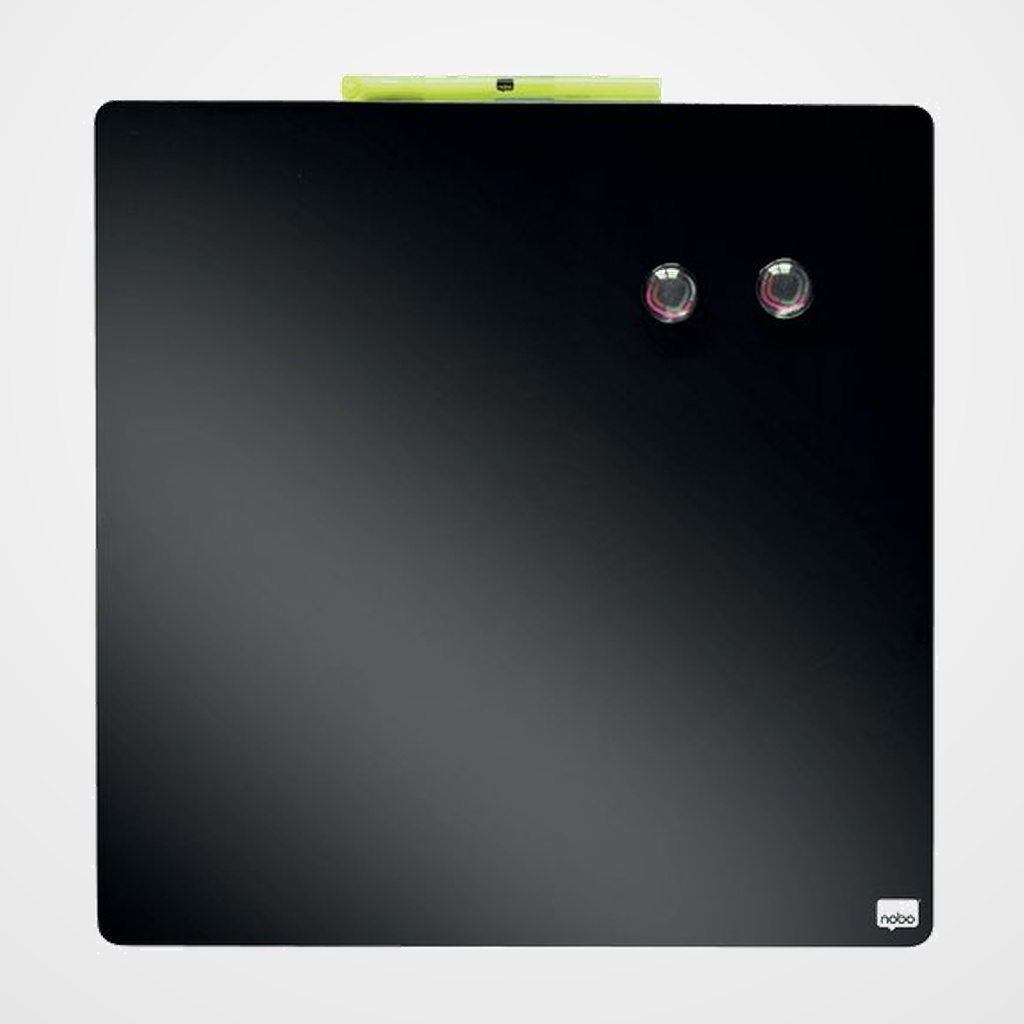 PIZARRA HOGAR MAGNETICA NOBO 36x36 cm NEGRA