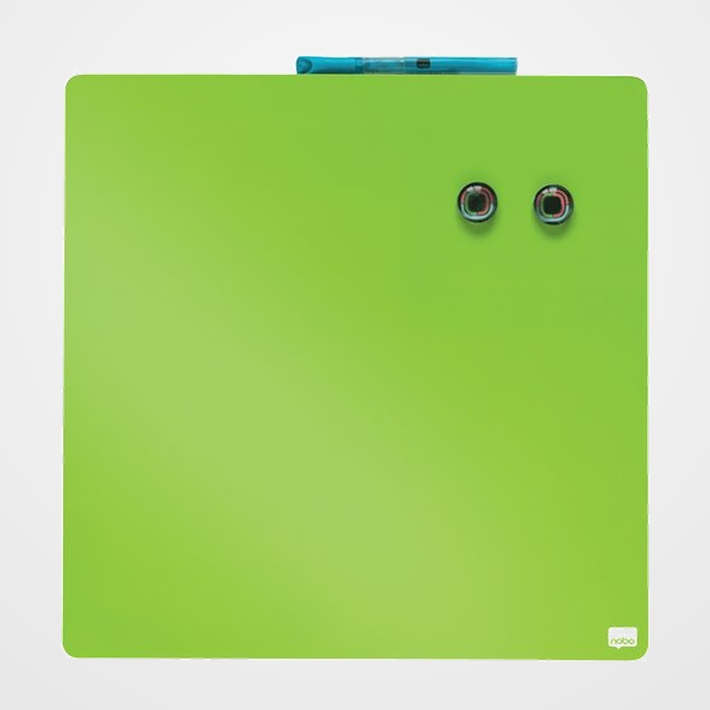 PIZARRA HOGAR MAGNETICA NOBO 36x36 cm VERDE