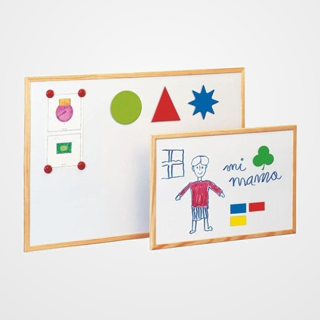 PIZARRA BLANCA MAGNETICA M.MADERA 40X60