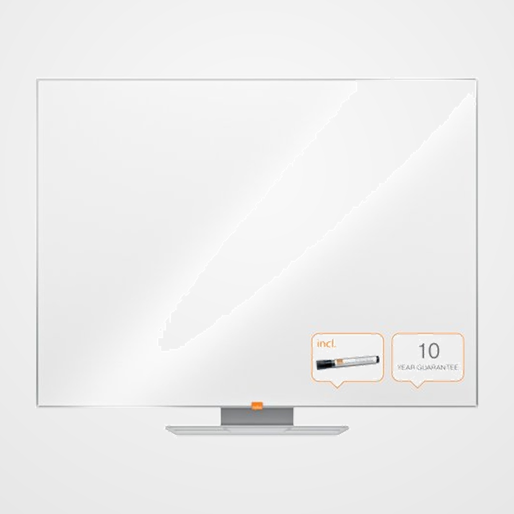 PIZARRA BLANCA MELAMINA NOBO ESSENCE MARCO ALUMINIO 120x90 cm