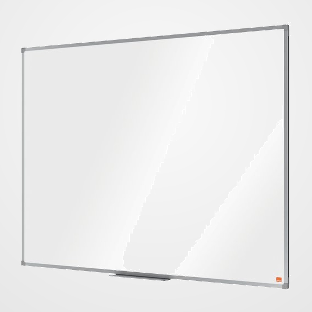 PIZARRA BLANCA MAGNETICA NOBO ESSENCE VITRIFICADA MARCO ALUMINIO  120x90 cm