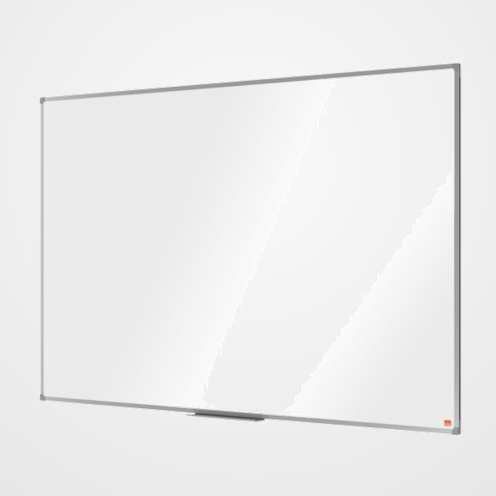 PIZARRA BLANCA MAGNETICA NOBO ESSENCE VITRIFICADA MARCO ALUMINIO  150x100 cm