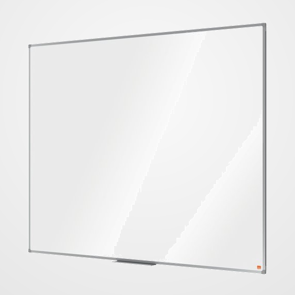 PIZARRA BLANCA MAGNETICA NOBO ESSENCE VITRIFICADA MARCO ALUMINIO  150x120 cm