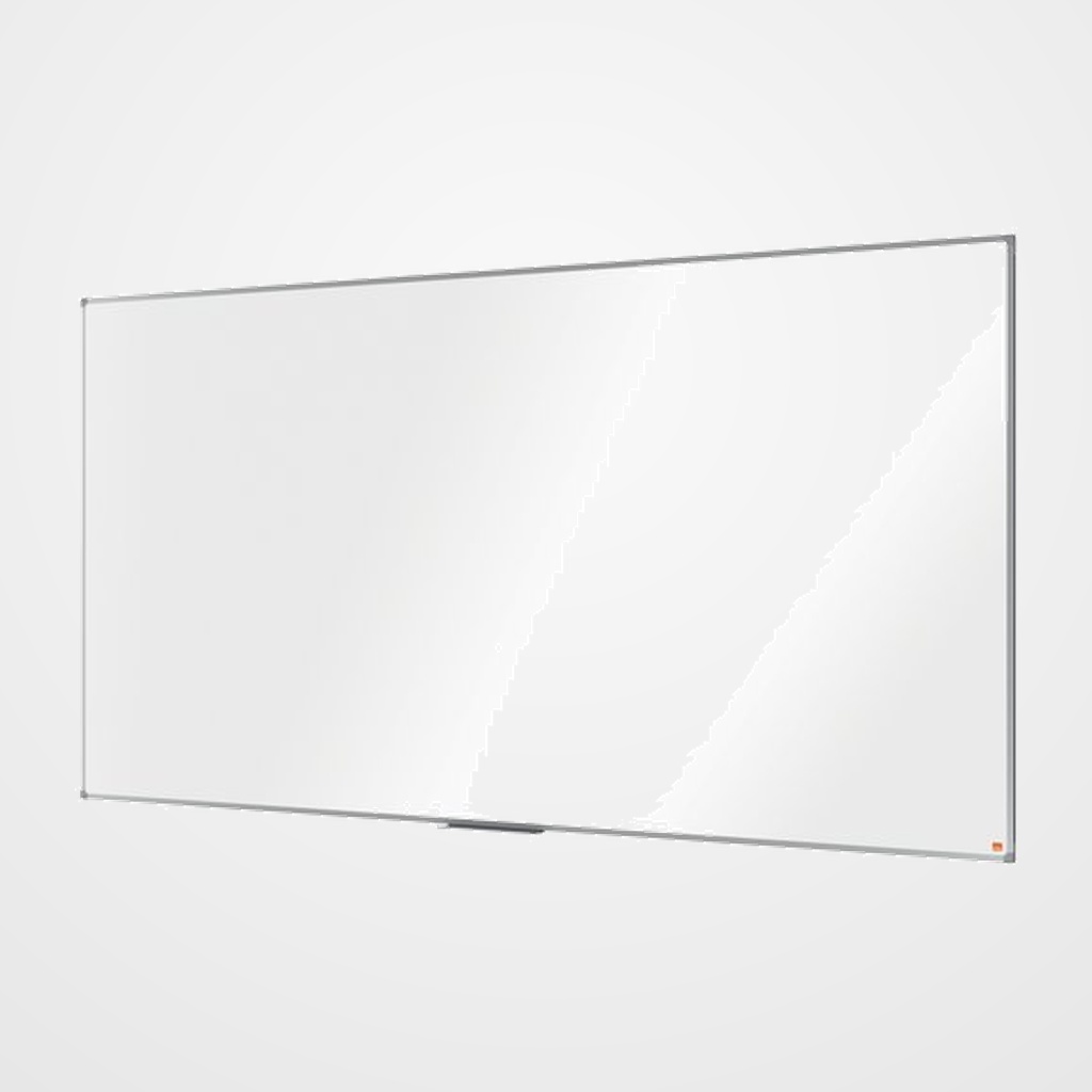PIZARRA BLANCA MAGNETICA NOBO ESSENCE VITRIFICADA MARCO ALUMINIO  240x120 cm