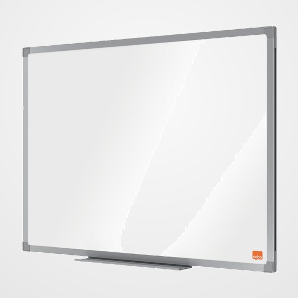 PIZARRA BLANCA MAGNETICA NOBO ESSENCE VITRIFICADA MARCO ALUMINIO  60x45 cm