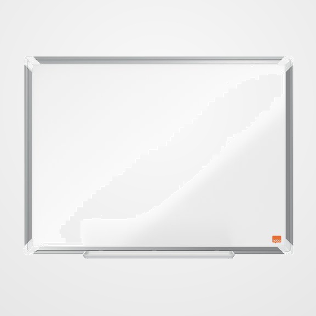 PIZARRA BLANCA MAGNETICA NOBO PREMIUM PLUS LACADA MARCO ALUMINIO  60x45 cm