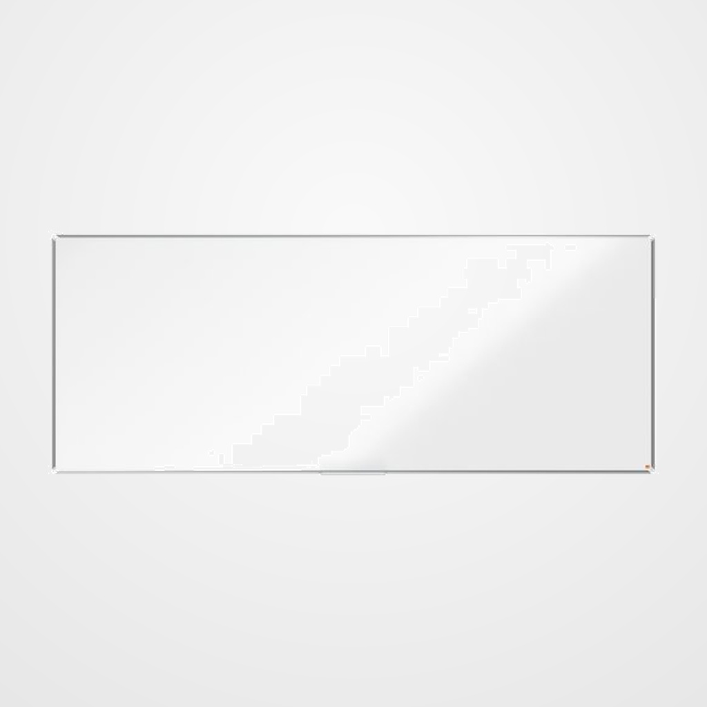 [23801773] PIZARRA BLANCA MAGNETICA NOBO PREMIUM PLUS LACADA MARCO ALUMINIO 300x120 cm