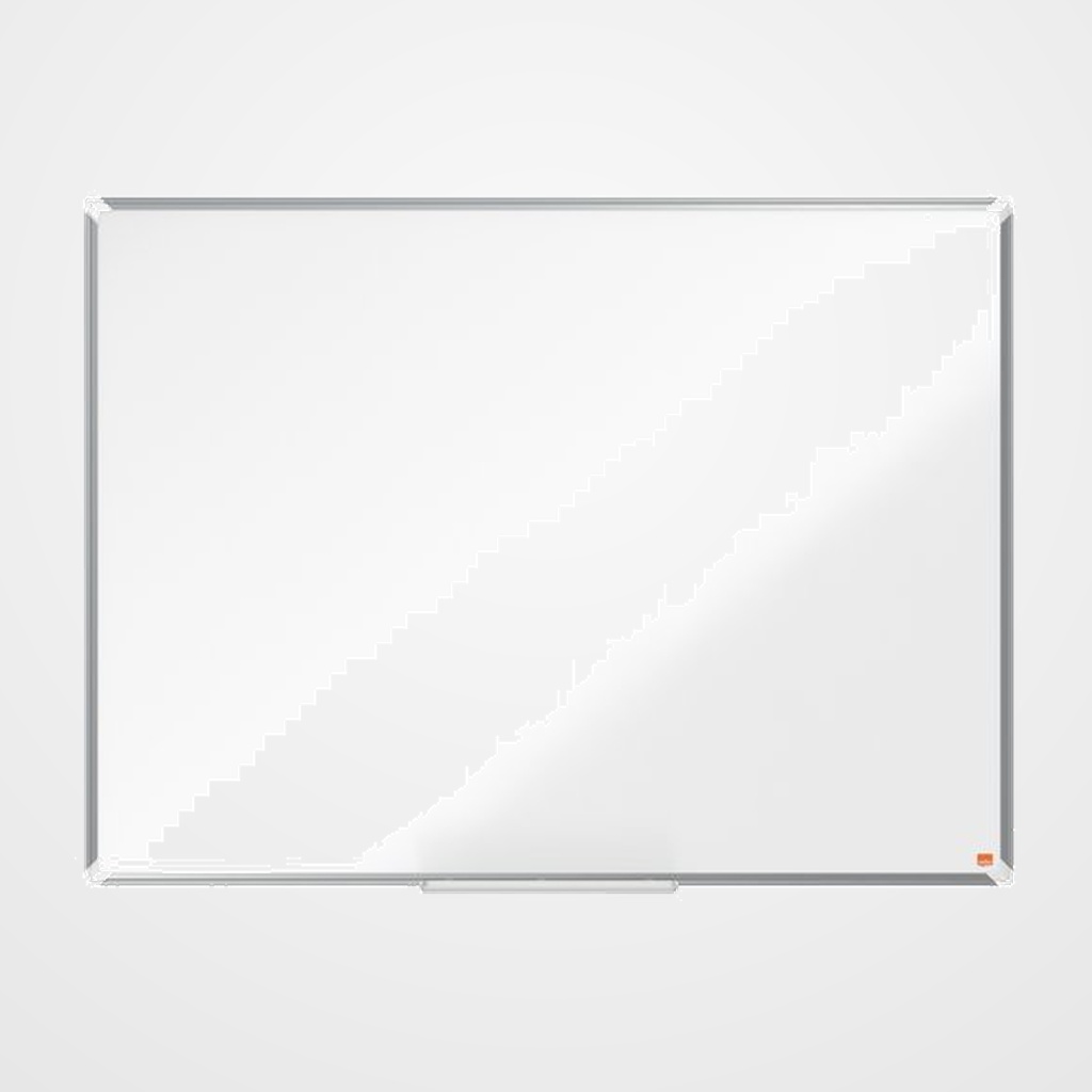 PIZARRA BLANCA MAGNETICA NOBO PREMIUM PLUS VITRIFICADA MARCO ALUMINIO 120x90 cm