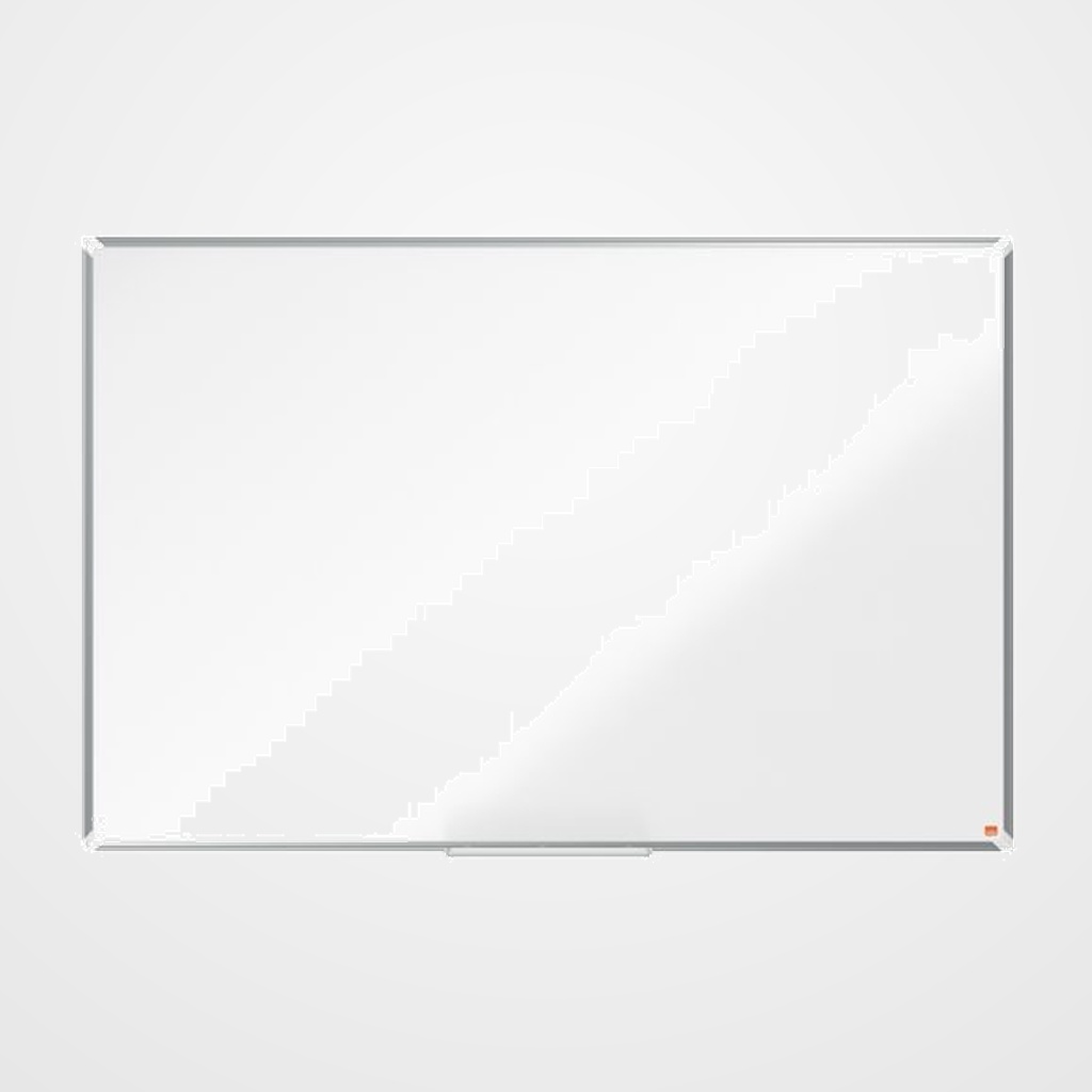 PIZARRA BLANCA MAGNETICA NOBO PREMIUM PLUS VITRIFICADA MARCO ALUMINIO 150x100 cm
