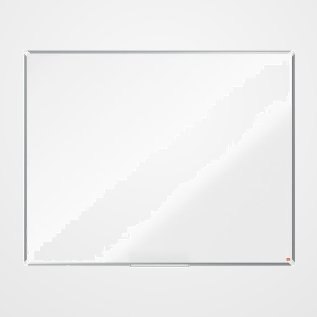PIZARRA BLANCA MAGNETICA NOBO PREMIUM PLUS VITRIFICADA MARCO ALUMINIO 150x120 cm