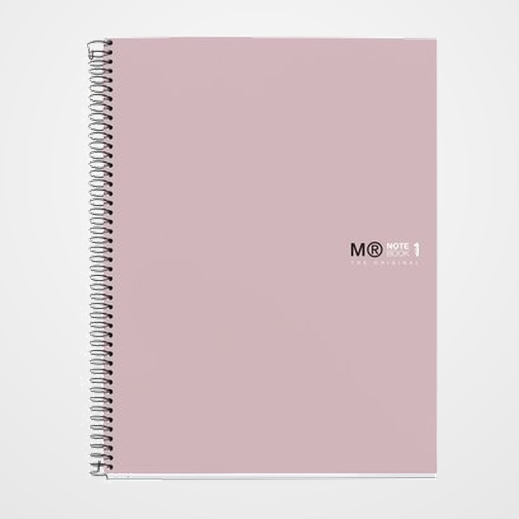 BLOC MIQUELRIUS THE ORIGINAL NOTEBOOK 1 micro.tapa EXTRA A4 80h 90g HORIZONTAL ROSA ARENA