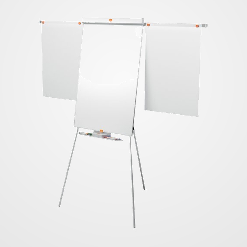 PIZARRA CONFERENCIA MAGNETICA NOBO CLASSIC LACADA TRIPODE + BRAZOS EXTENSIBLES