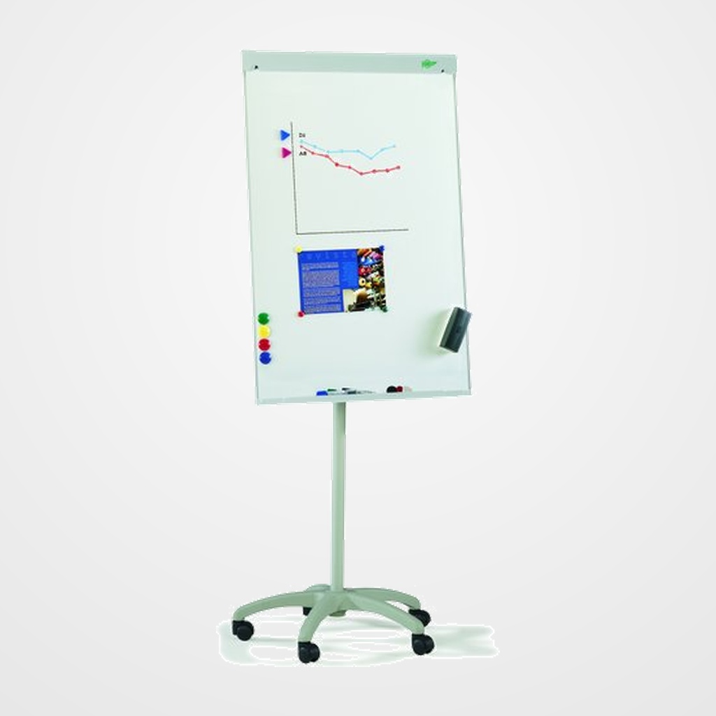 PIZARRA CABALLETE METALICO C/RUEDAS 70X105
