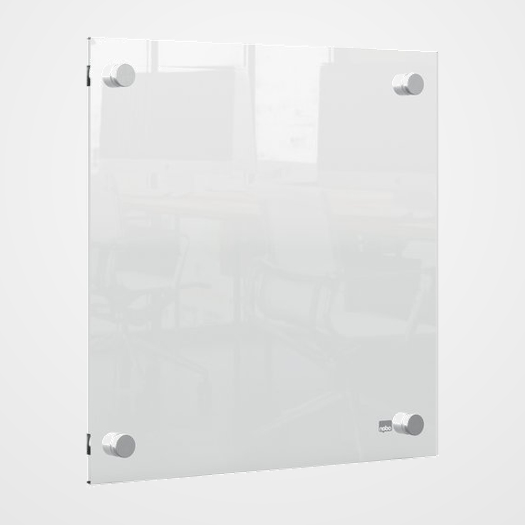 PIZARRA ACRILICA NOBO 300x300mm MURAL TRANSPARENTE