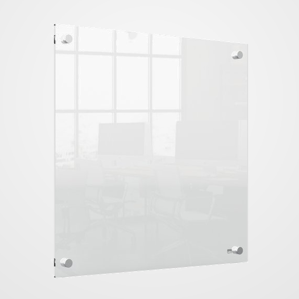 PIZARRA ACRILICA NOBO 450x450mm MURAL TRANSPARENTE