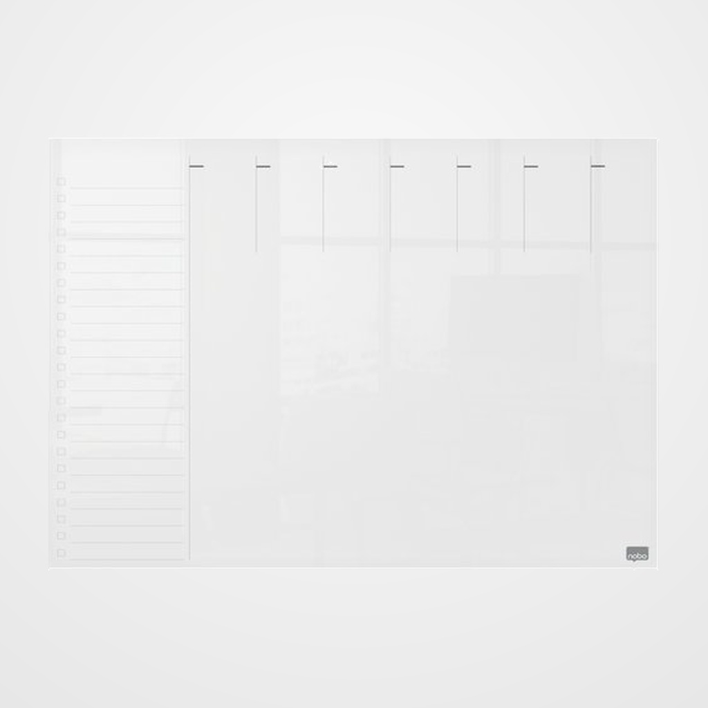 PLANNING ACRILICO NOBO A3 SEMANAL TRANSPARENTE