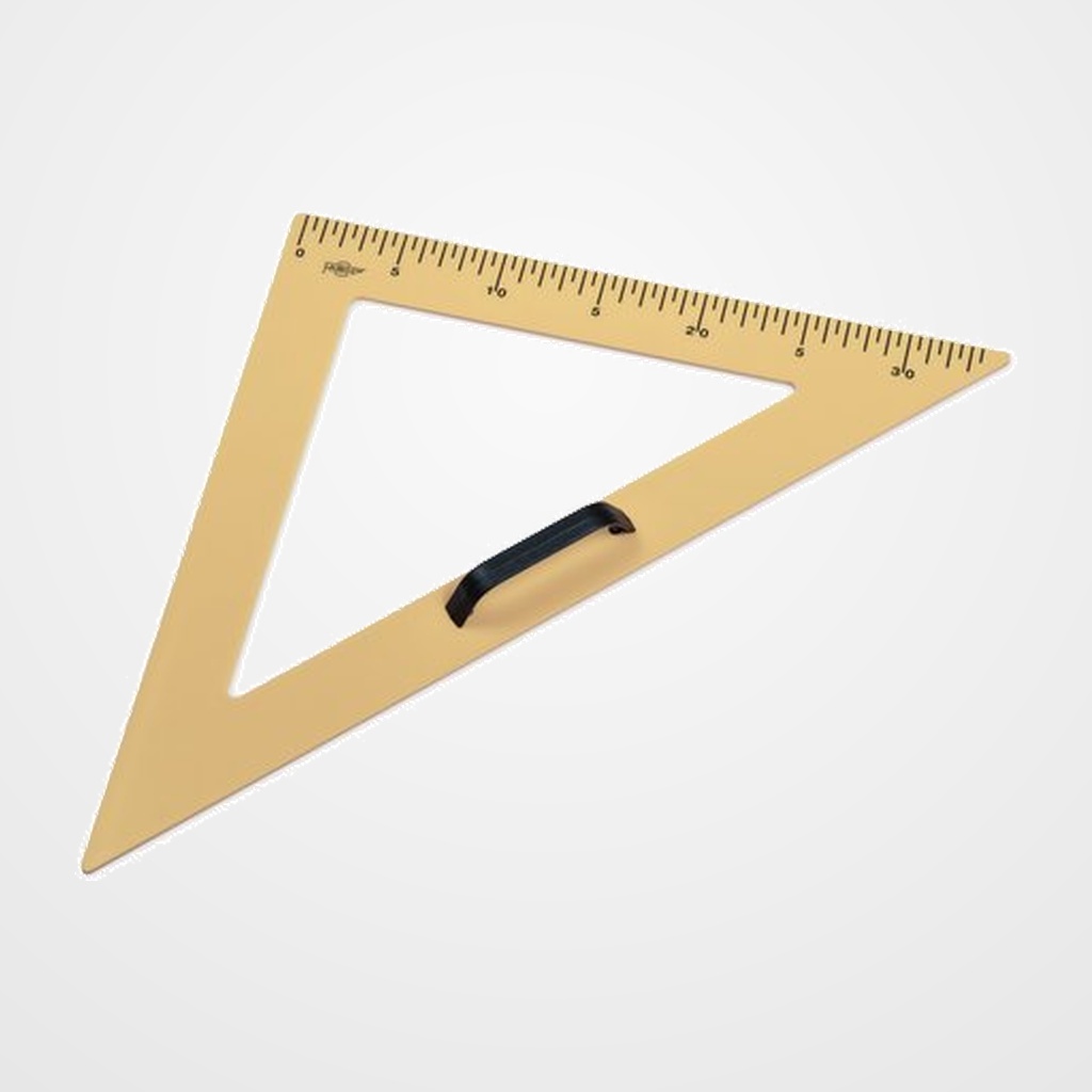 ESCUADRA FAIBO ENCERADO PLASTICA 50 CMS.