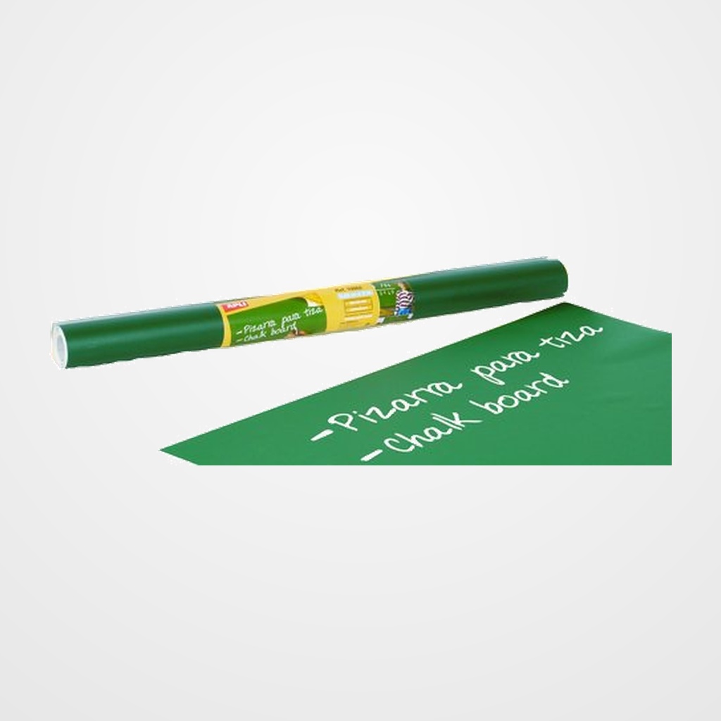 PIZARRA VERDE APLI ROLLO ADHESIVO 50x200 cm para ESCRIBIR con TIZA