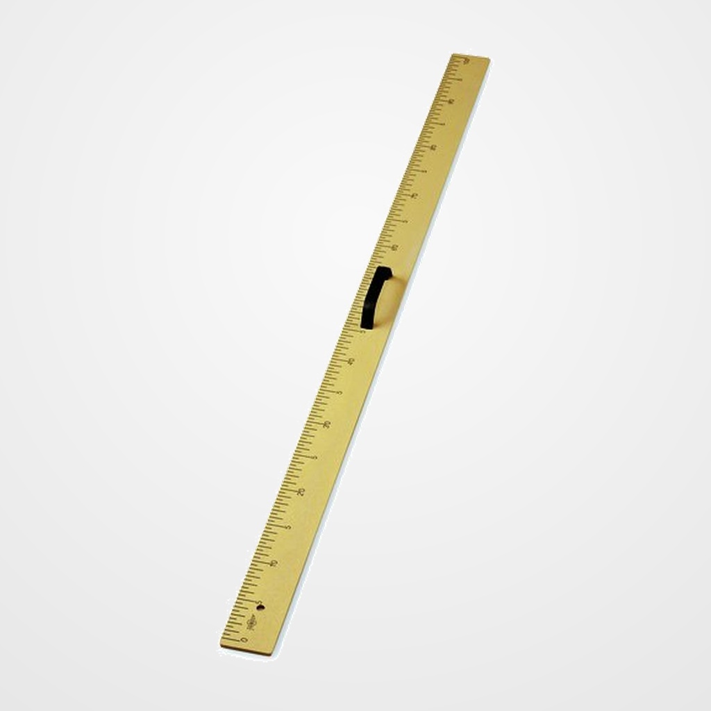 REGLA FAIBO ENCERADO PLASTICO 100 CMS.