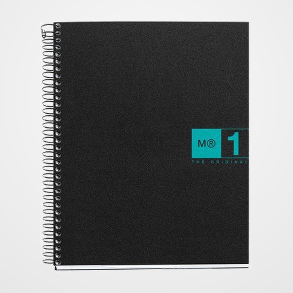 BLOC MIQUELRIUS THE ORIGINAL NOTEBOOK 1 micro.tapa PP A5 80h 70g CUADRIC.5x5 TURQUESA