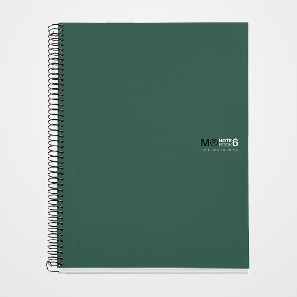 BLOC MIQUELRIUS THE ORIGINAL NOTEBOOK 6 micro.tapa PP A4 150h 70g CUADRIC.5x5 KAKI
