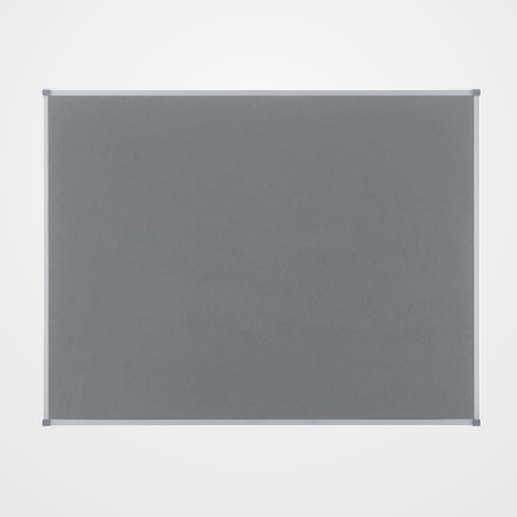 TABLERO FIELTRO NOBO ESSENCE MARCO ALUMINIO 90x120 cm GRIS