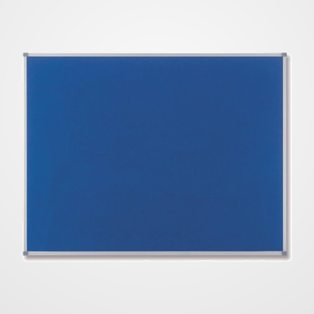 TABLERO FIELTRO NOBO ESSENCE MARCO ALUMINIO 90x60 cm AZUL