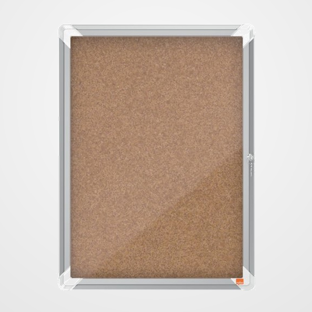 VITRINA NOBO de INTERIOR con CORCHO para 4 hojas A4