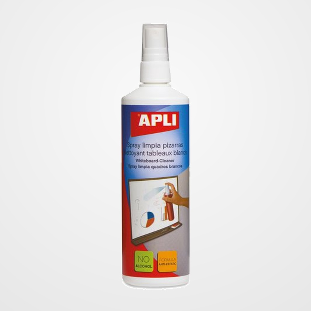 SPRAY DE LIMPIEZA APLI PARA PIZARRA 250 ml.