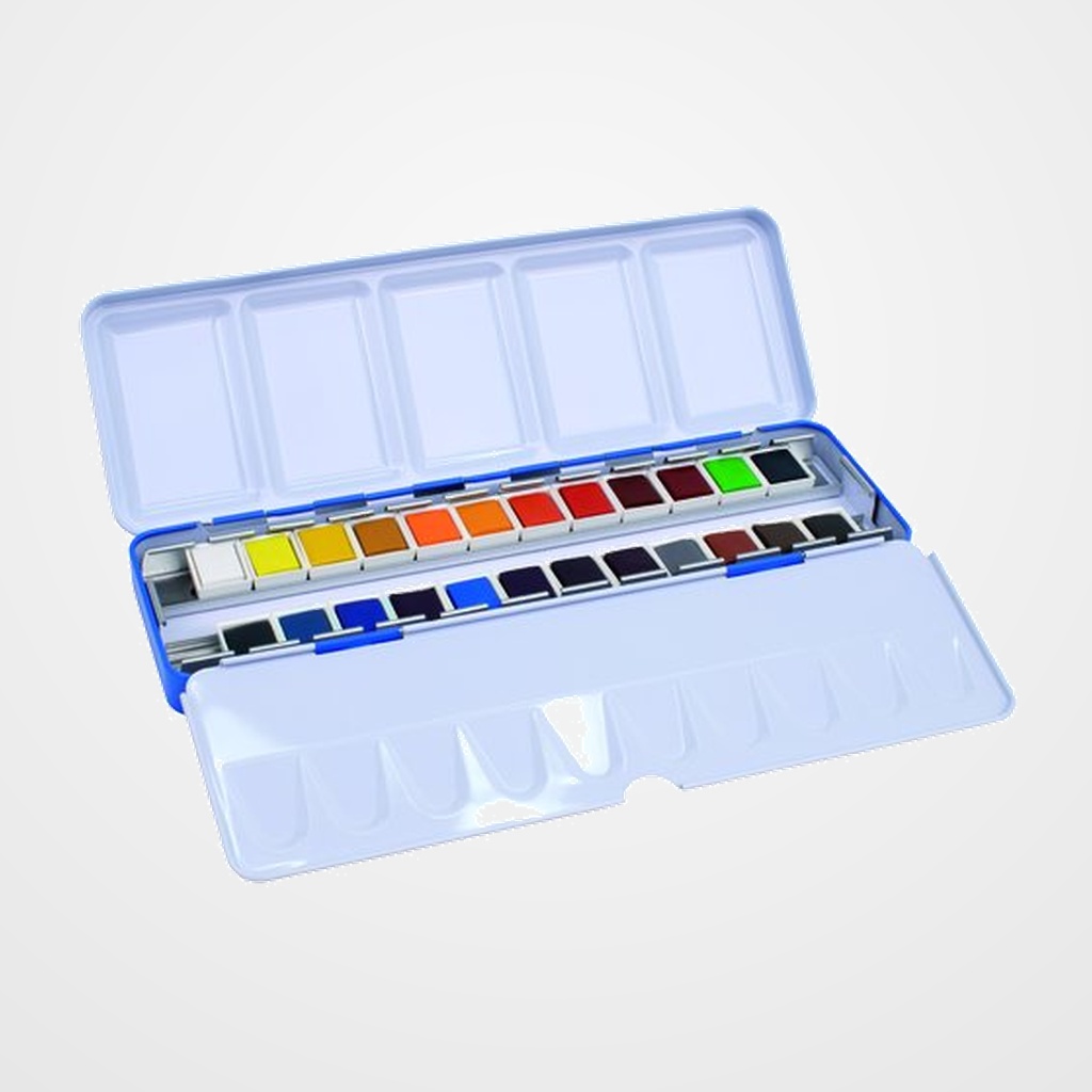 ACUARELAS MILAN Estuche METAL DE 24