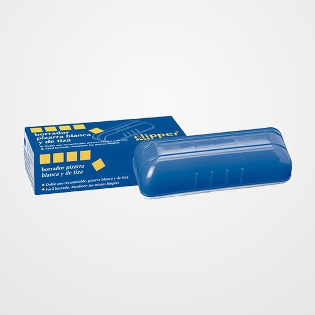 BORRADOR PIZARRA 2 USOS CLIPPER