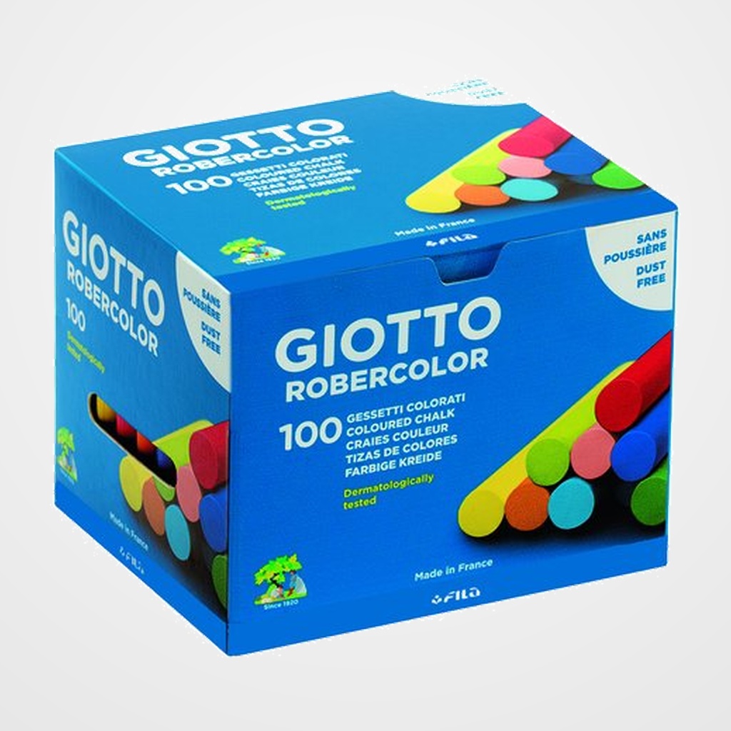 TIZAS de COLORES GIOTTO ROBERCOLOR ESTUCHE 100