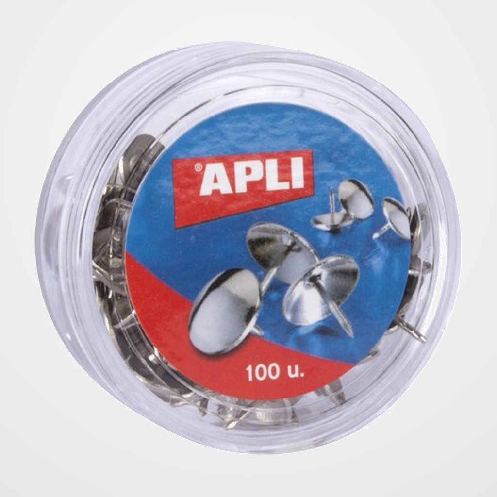 CHINCHETA APLI NIQUELADA 10 mm. CAJA de 100