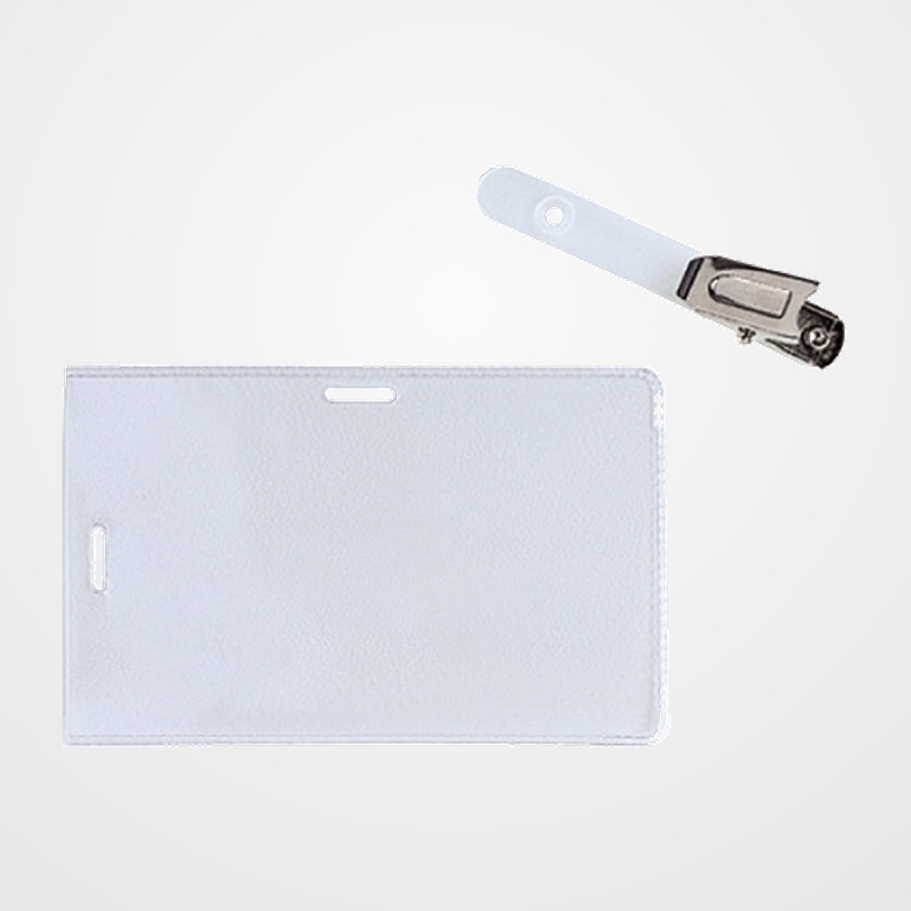 FUNDA DISTINTIVO GRAFOPLAS PVC 150µ con 2 TALADROS 70x108mm PAQUETE de 50