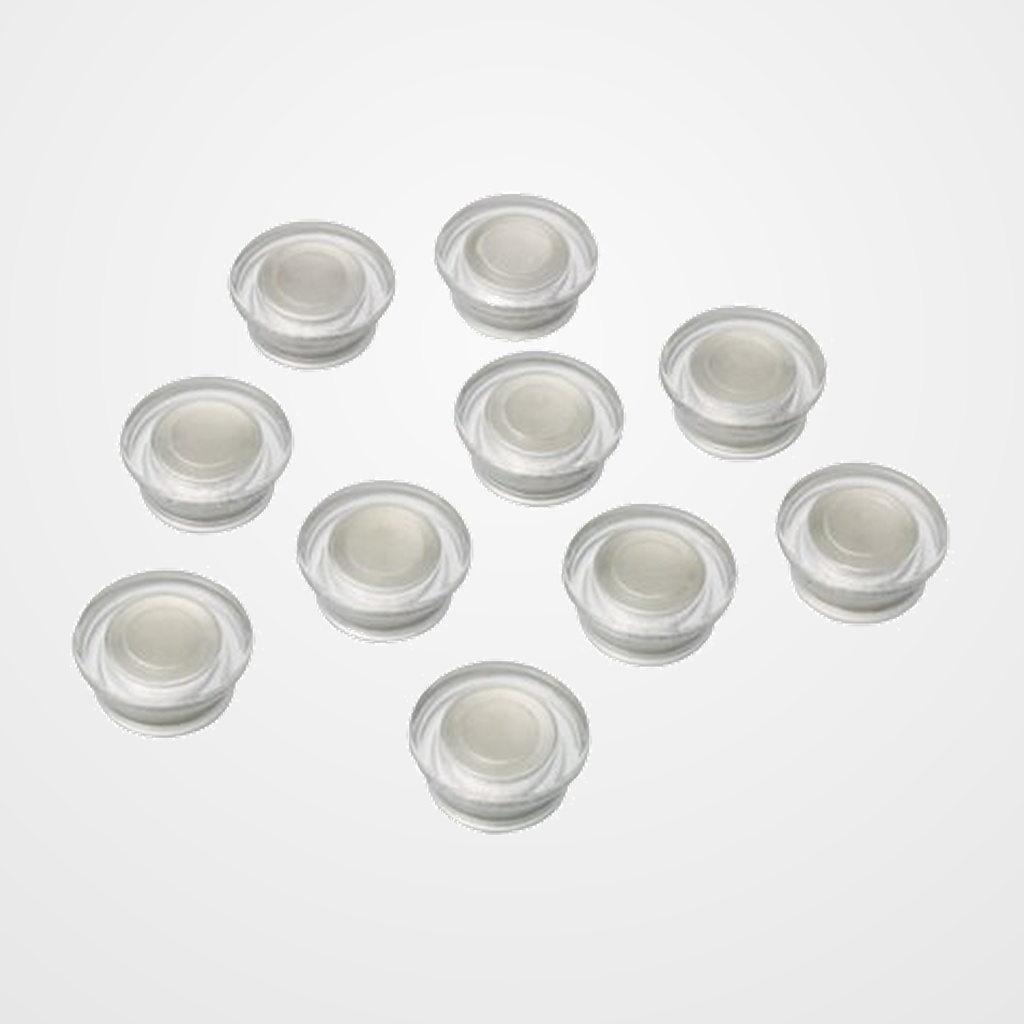 IMANES NOBO PARA PIZARRAS DE CRISTAL BOLSA 10 Uds. 32 mm TRANSPARENTES
